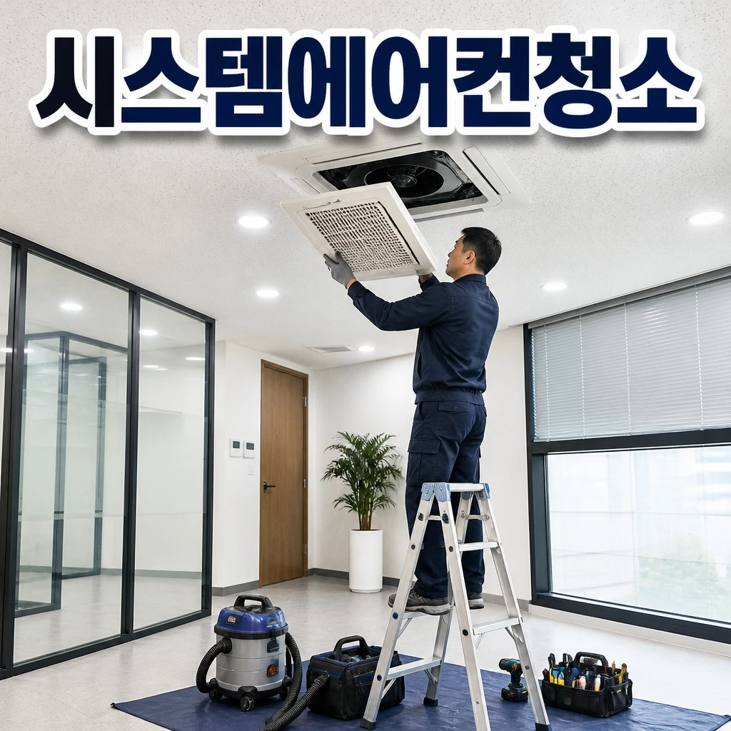 경상남도 청소업체추천 - 시스템에어컨청소 관련 상담 안내 이미지
