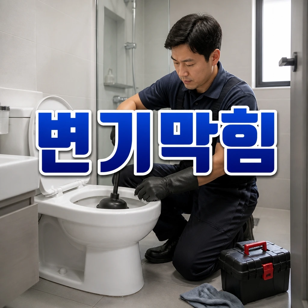 서울특별시 배관누수상담 - 변기막힘 관련 상담 안내 이미지