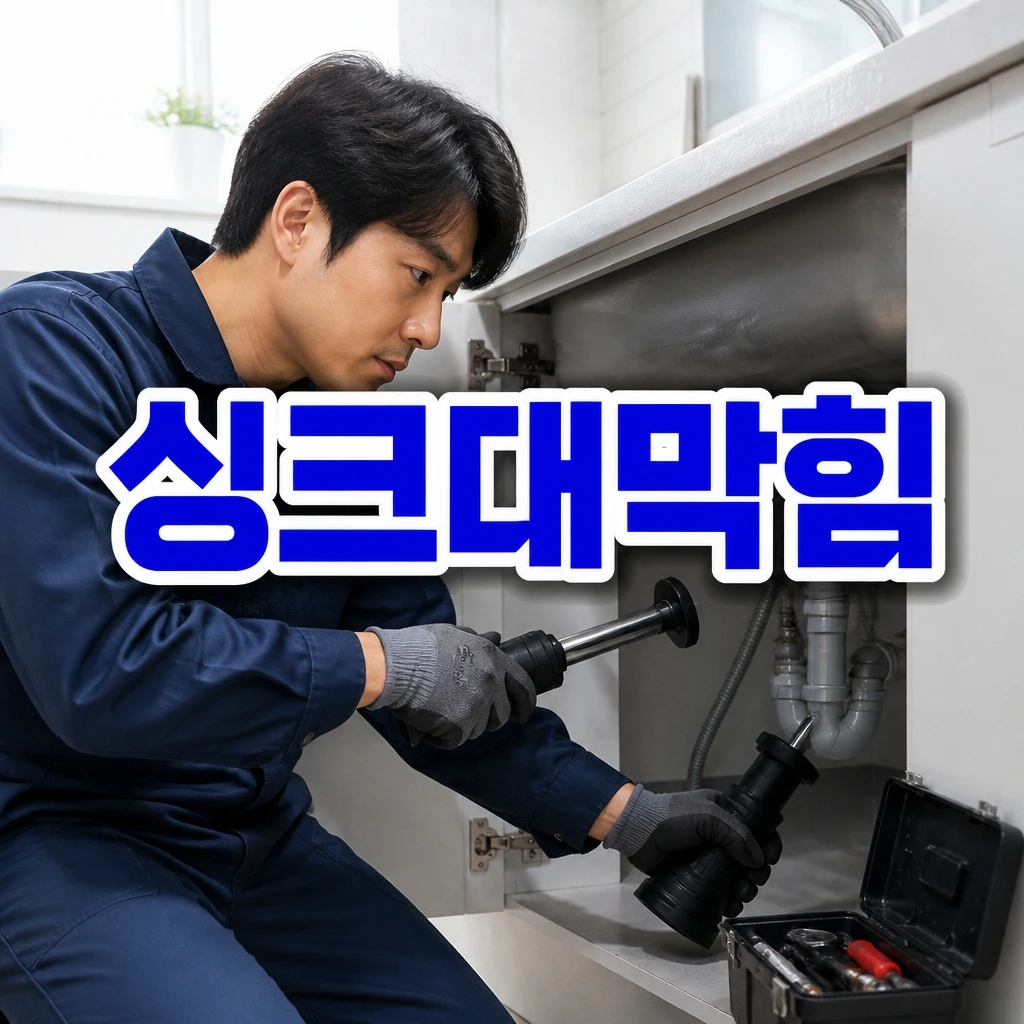 부산광역시 배관누수상담 - 싱크대막힘 관련 상담 안내 이미지